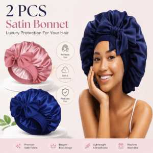 Premium Satin Bonnet Combo Set